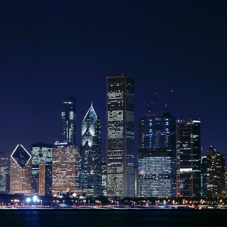 City skyline in Rotterdam, Netherlands